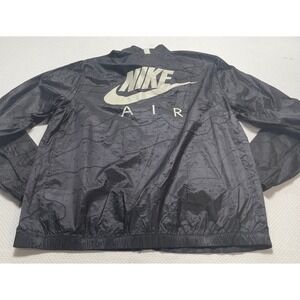 Nike Air Woven UL Women's Size M Black & Gray Windbreaker Jacket